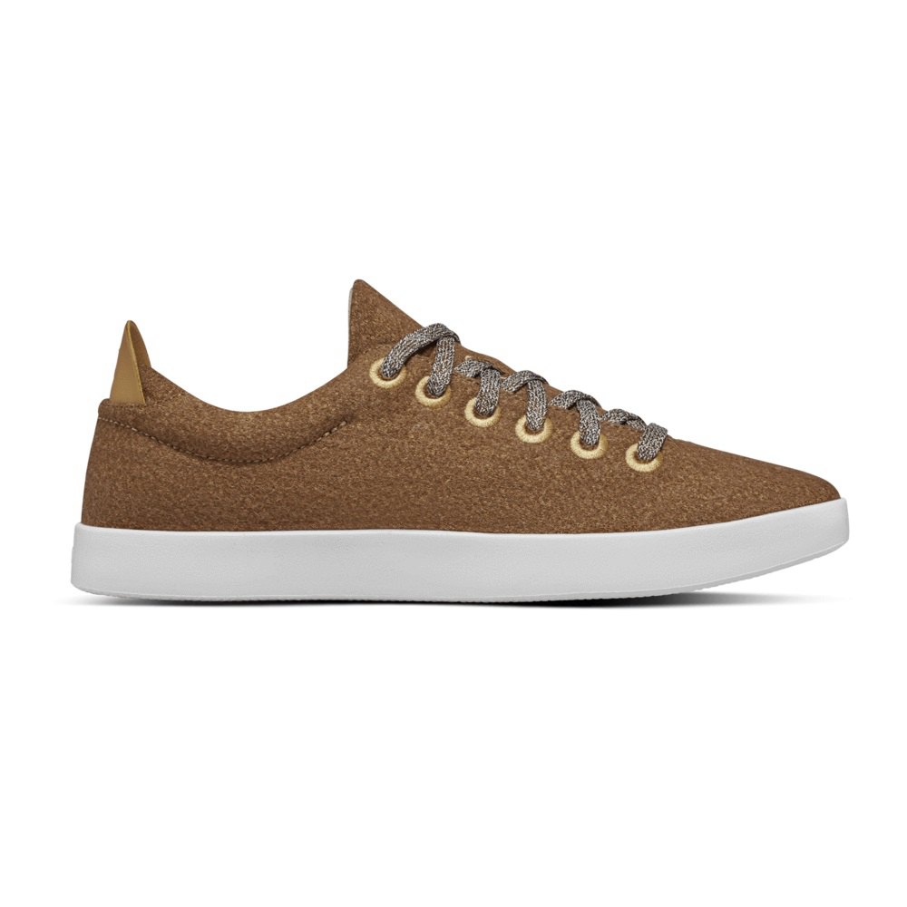 Allbirds Men\'s Wool Pipers - Sneakers Brown - KRS726591